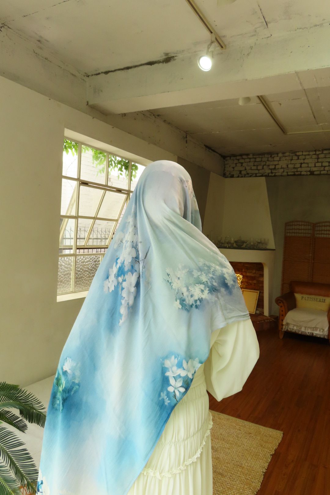 Whisper Sky - Printed Modal Hijab